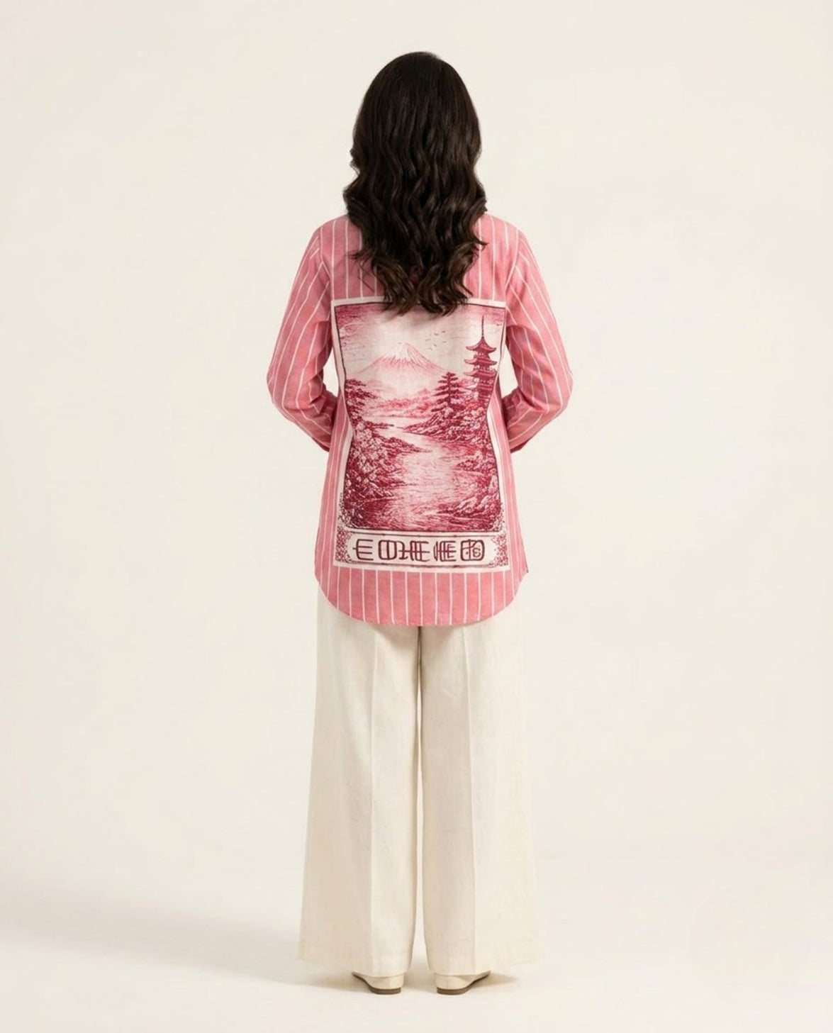 Baby Pink Stripe Cotton Co-ord Set