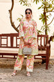 Mint Green Paisley chikankari Embroidered Coord Set