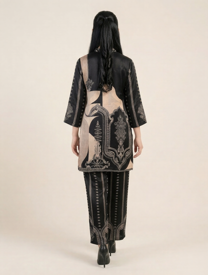Versatile Natural Crepe Beautiful Print Set