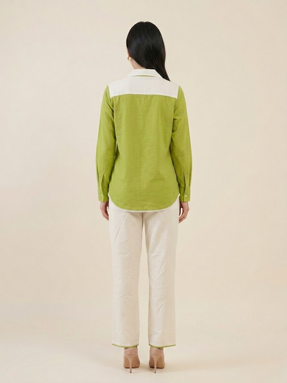 Lime Bloom Crochet Co-ord Set