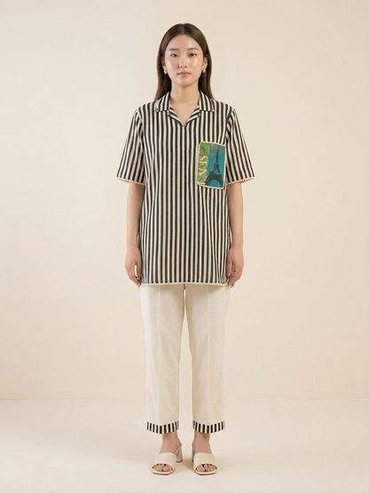 Paris Postcard Patchwork Co-ord Set