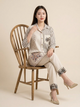 Elegance in Motion: Handloom Cotton Co-ord Set with 3/4 Sleeves