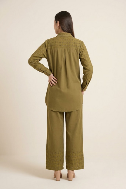 The Olive Edit – Premium Hakoba Co-ord Set
