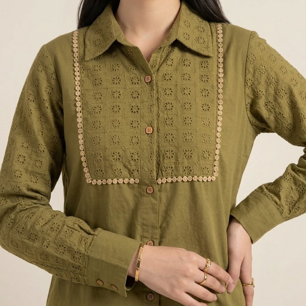 The Olive Edit – Premium Hakoba Co-ord Set
