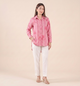 Rosy Blush Handloom Cotton Floral Shirt