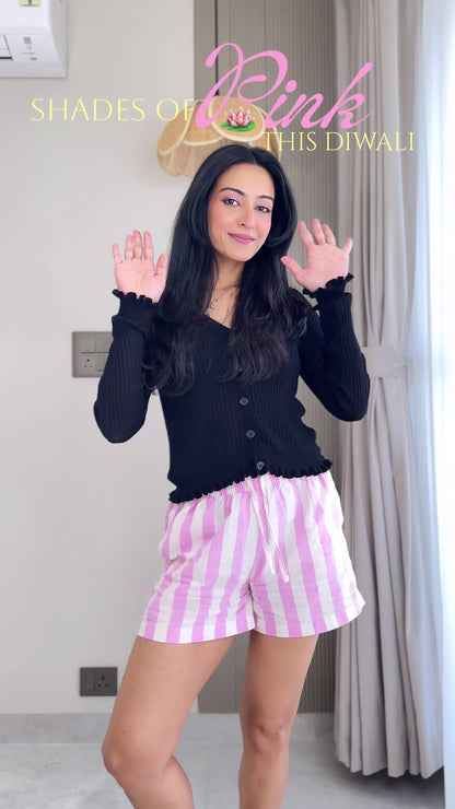 Pink & Orange Ombre Bandhani Printed Co-ord Set
