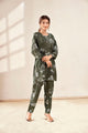 Forest Green Pure Muslin Co-ord Set